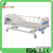 Hospital mechanical hospital bed with ABS Bedboard